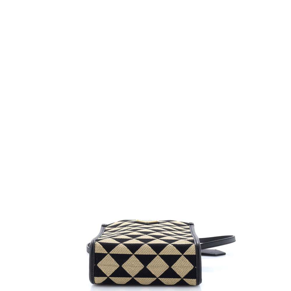 Prada Symbole Shopper Tote Jacquard #200644P18B - Picture 4 of 7